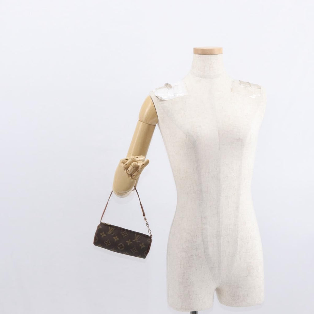 Louis Vuitton Papillon Pochette Monogram Canvas Brown Canvas Clutche & Pouche Bag