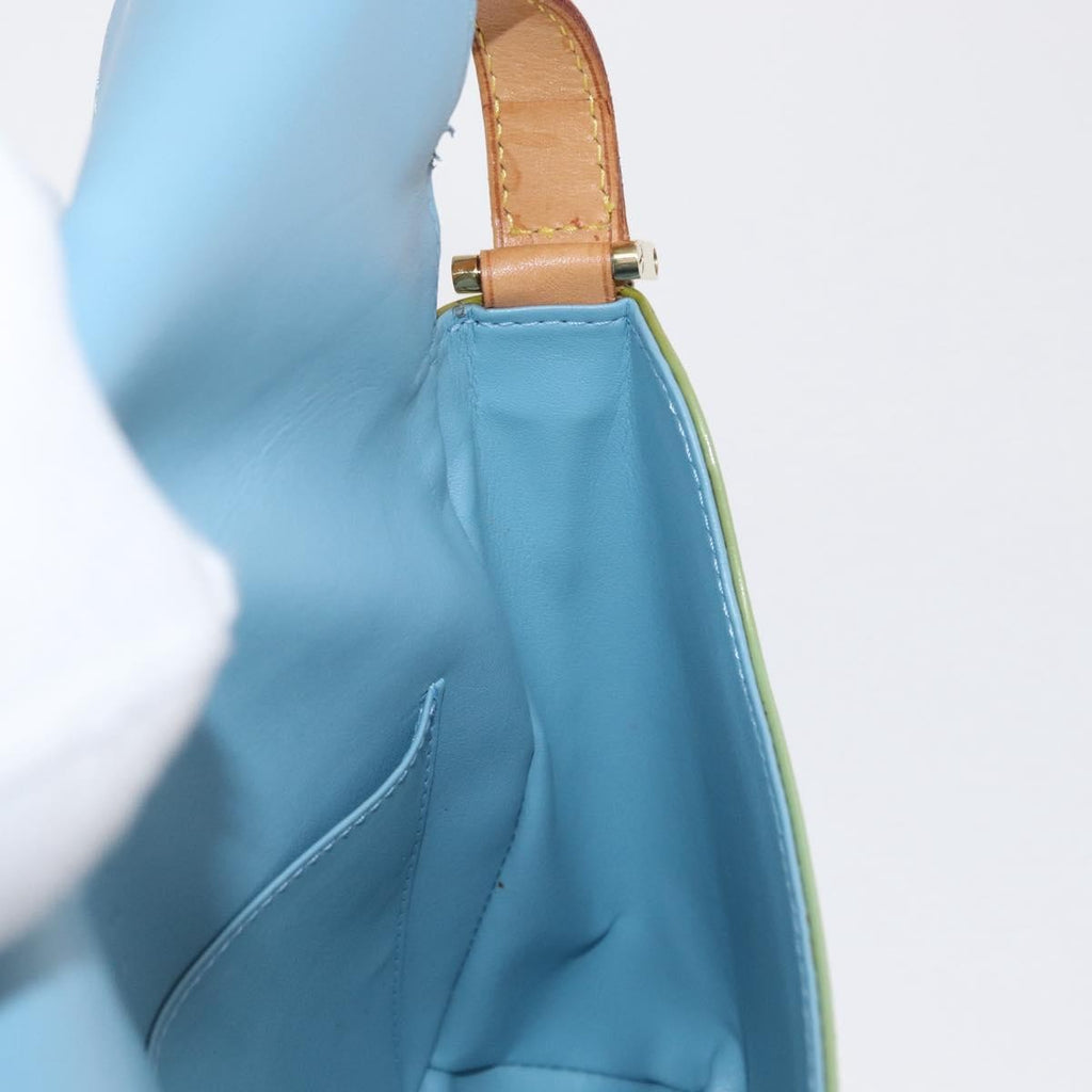 Louis Vuitton Thompson Street Handbag Monogram Vernis Green Patent_Leather Shoulder Bag