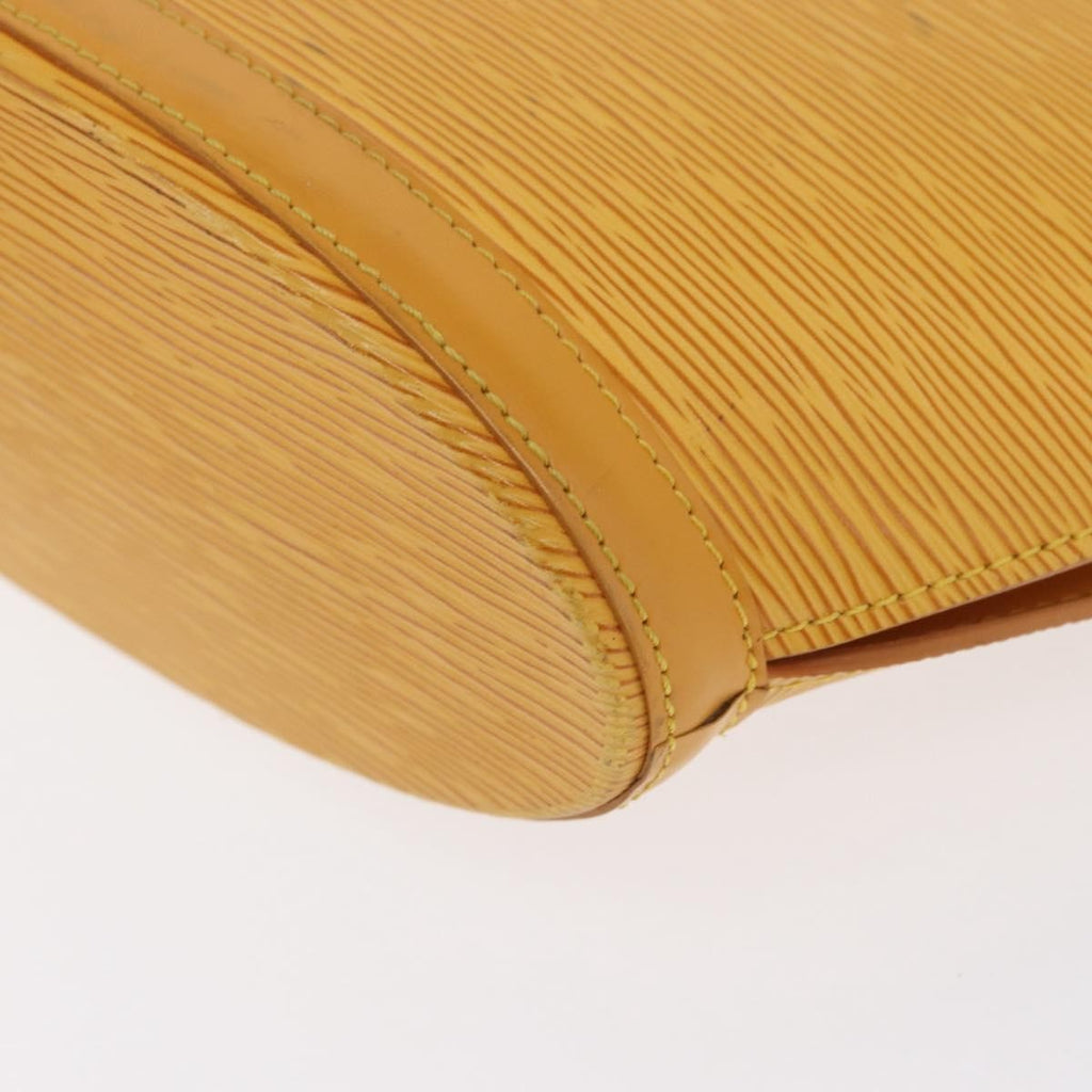 Louis Vuitton Saint Jacques Handbag Epi Leather Yellow Leather Handbag