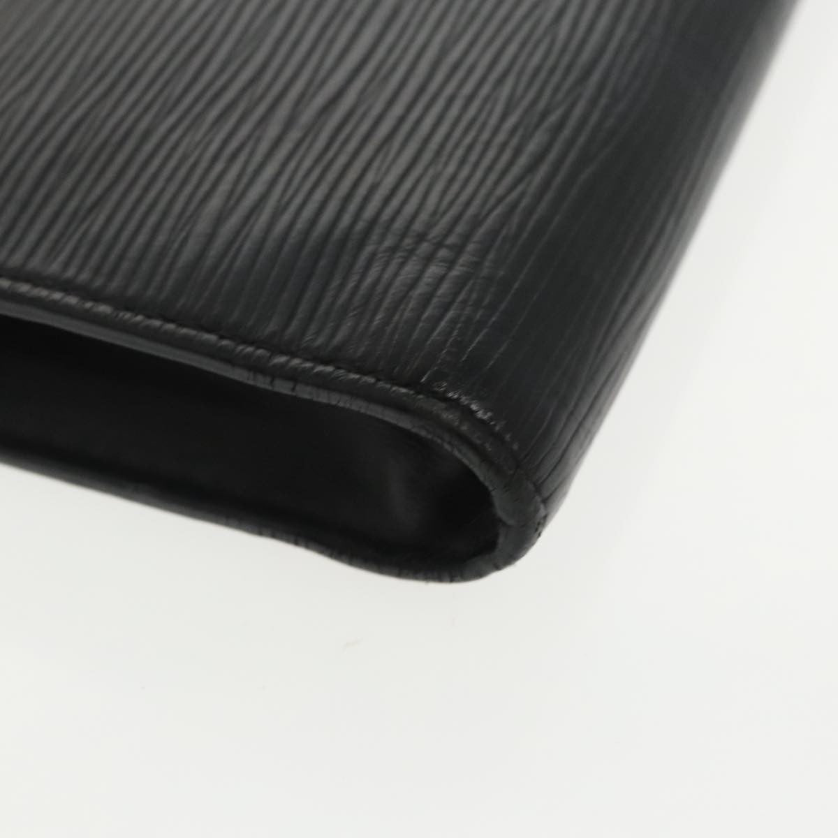 Louis Vuitton Pochette Jour Initials Epi Leather Black Leather Clutche & Pouche Bag