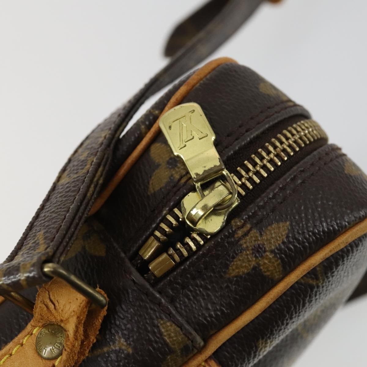 Louis Vuitton Danube Handbag Monogram Canvas Brown Canvas Shoulder Bag