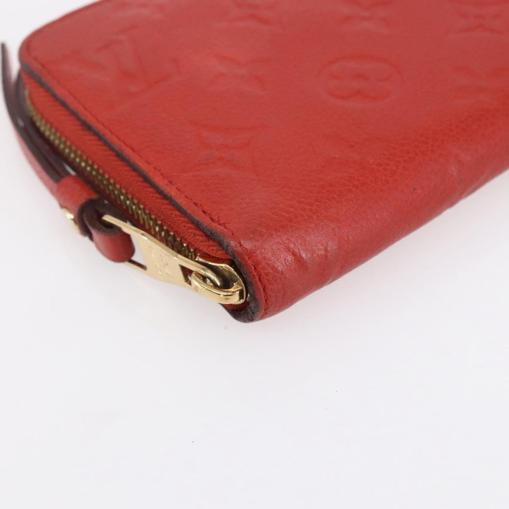 Louis Vuitton Portefeuille Zippy Monogramme Empreinte Monogramme Empreinte Red Leather Wallets Accessory