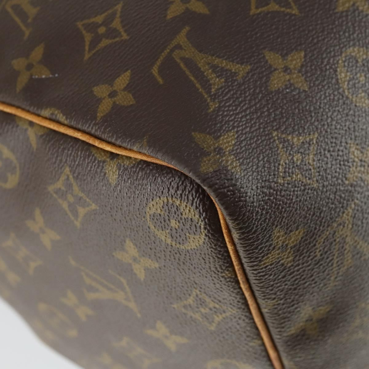 Louis Vuitton Keepall Bag Monogram Canvas Brown Canvas Travel Bag