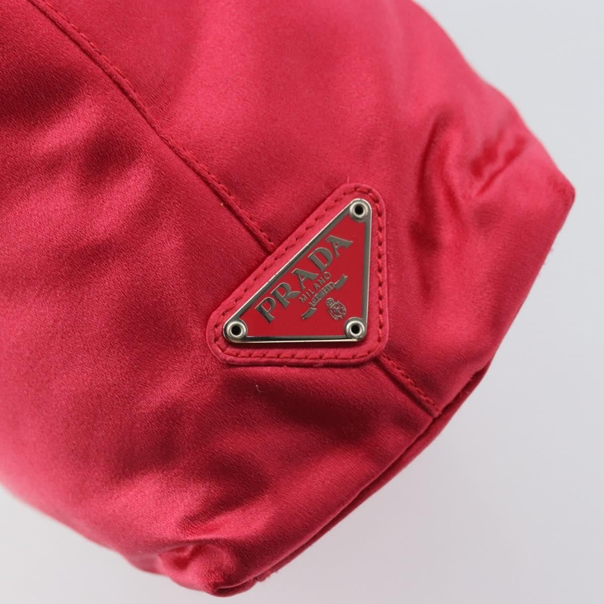 Prada Vintage Handbag Satin Red Satin Handbag