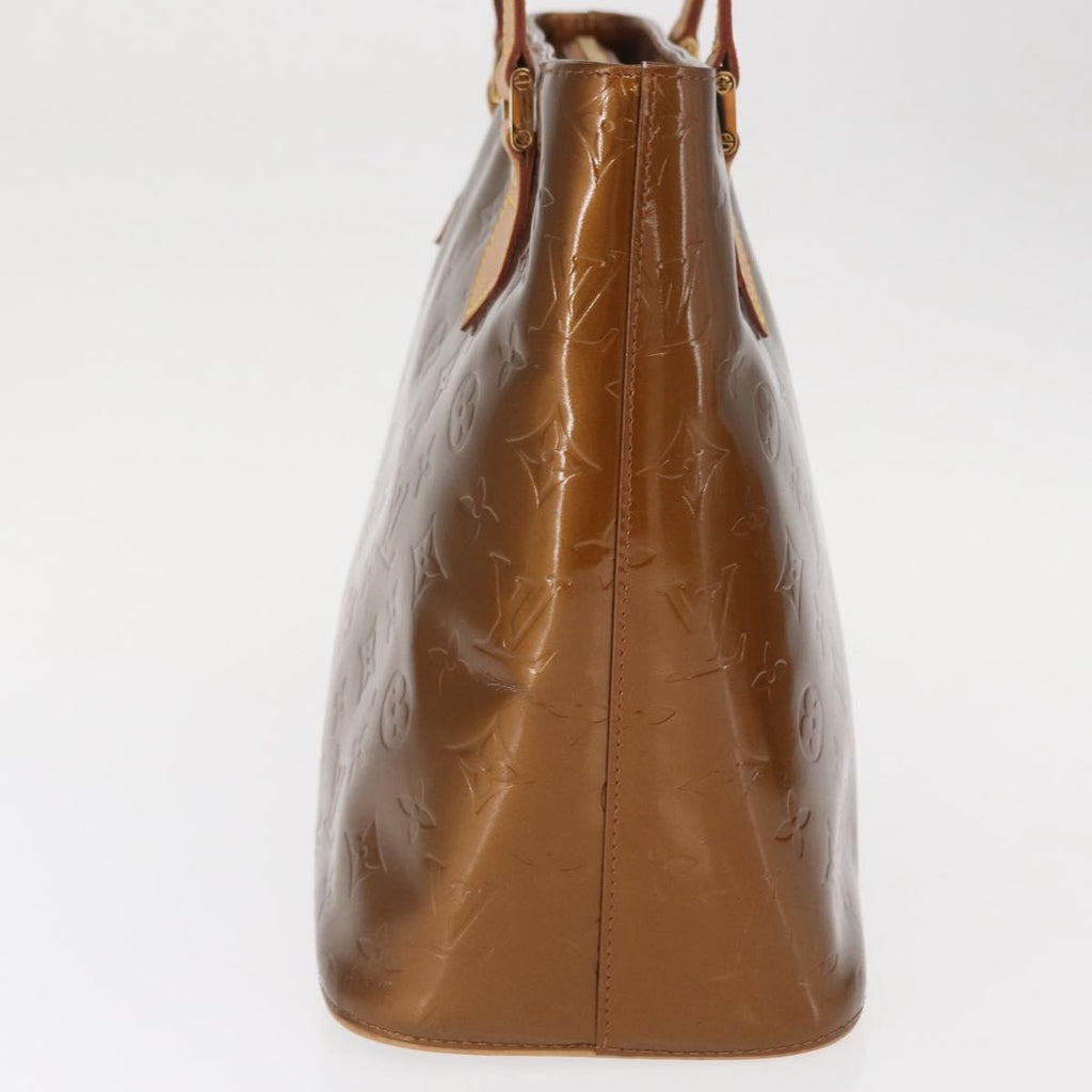 Louis Vuitton Houston Handbag Monogram Vernis Brown Patent_Leather Handbag