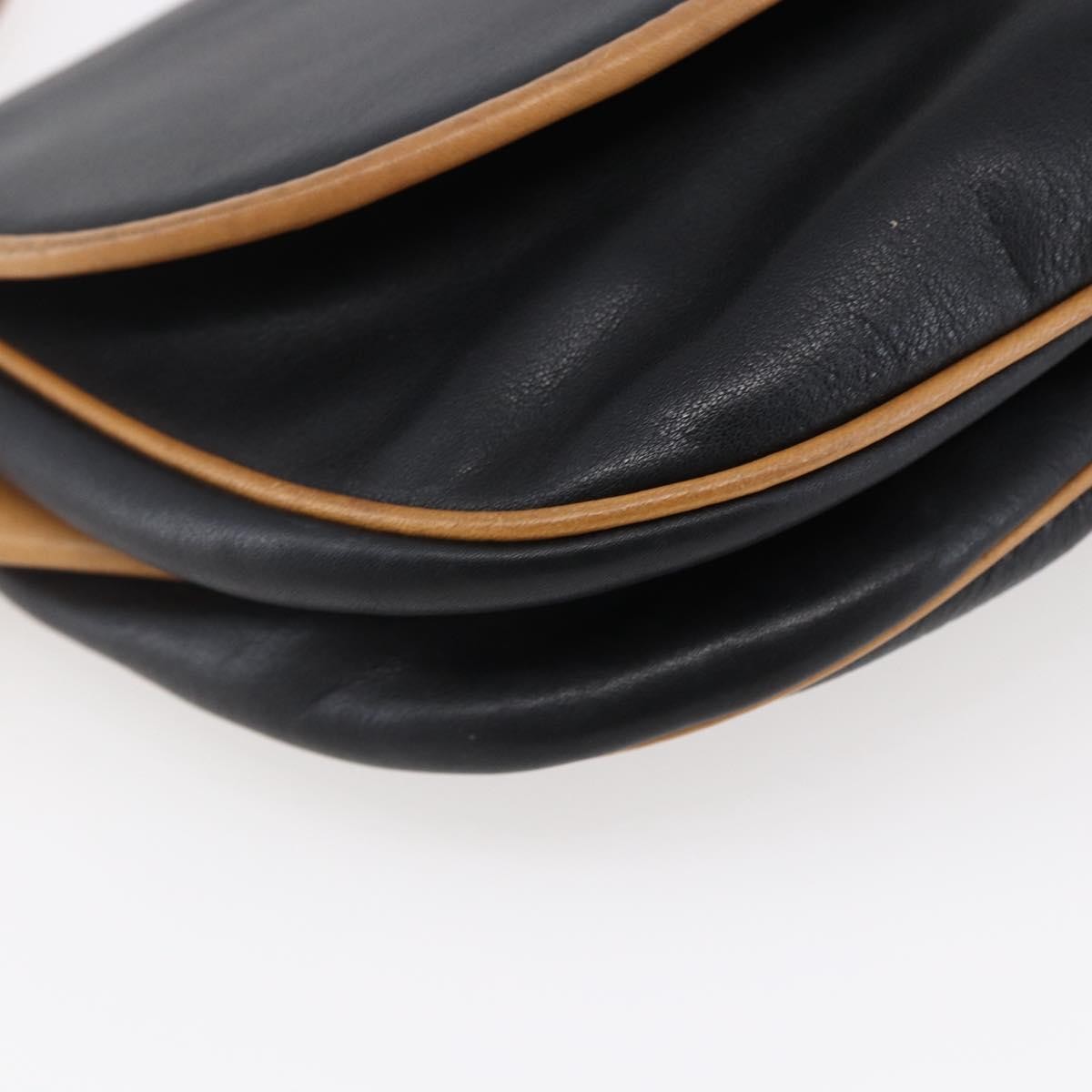 Celine Flap Shoulder Bag Leather Black Leather Shoulder Bag Bag