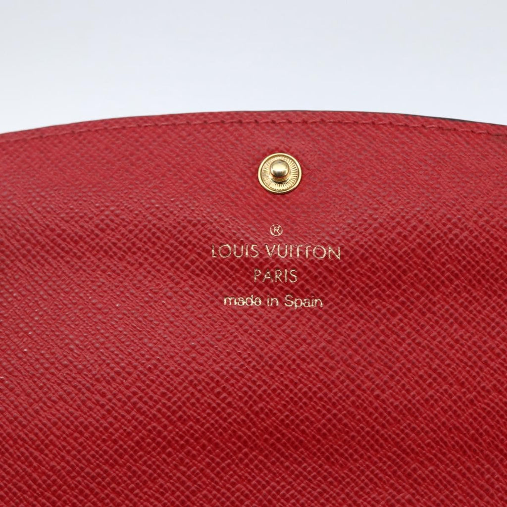 Louis Vuitton Emilie Wallet Damier Brown Canvas Wallets Accessory