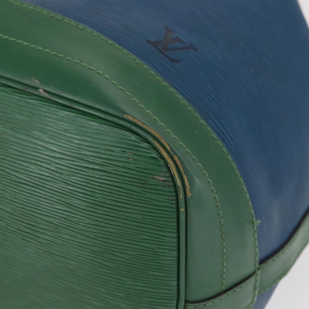 Louis Vuitton Bicolor Noe Handbag Epi Leather Blue Leather Shoulder Bag