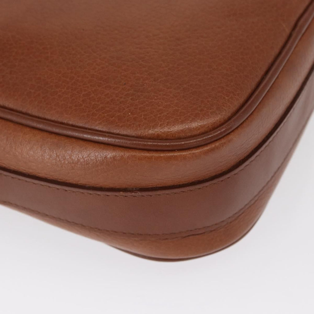 Burberry Vintage Shoulder Bag Leather Brown Leather Shoulder Bag