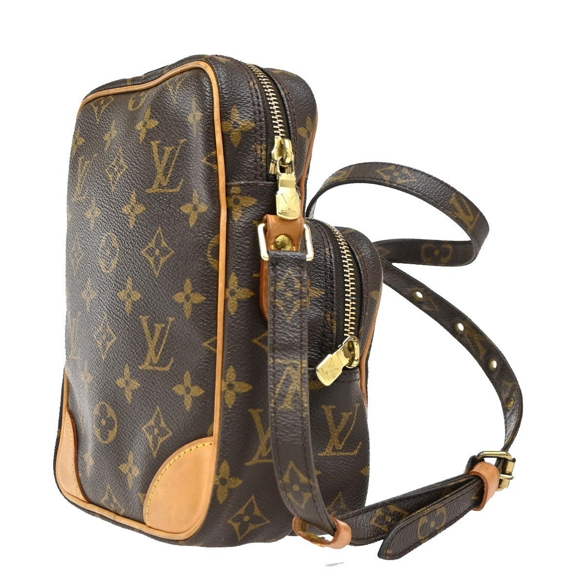 Louis Vuitton Amazone Bag Monogram Canvas Brown Canvas Shoulder Bag