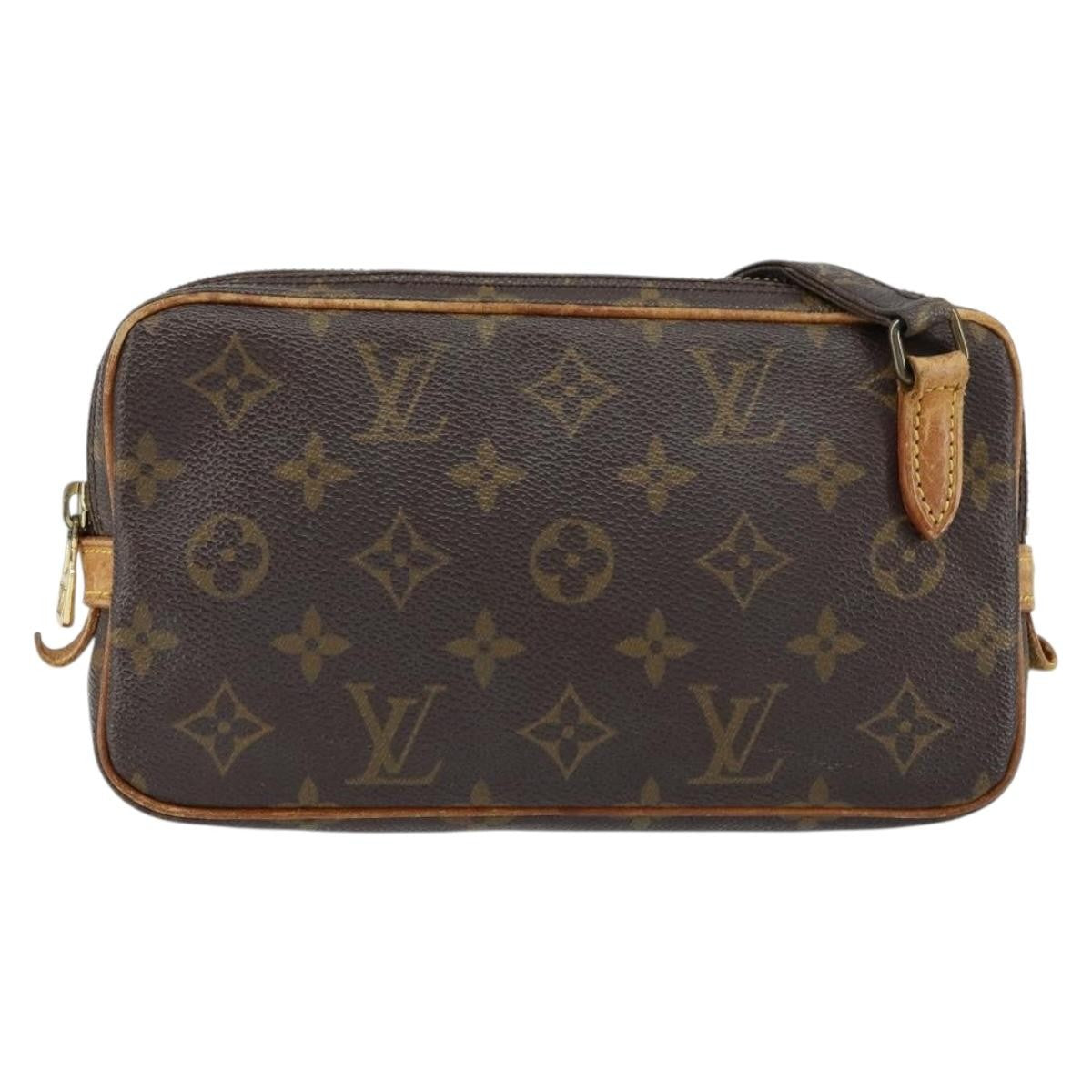 Louis Vuitton Pochette Marly Bandouliere Bag Monogram Canvas Brown Canvas Clutche & Pouche Bag