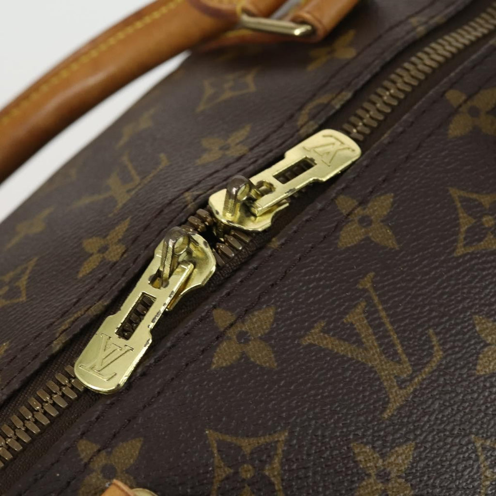 Louis Vuitton Keepall Bag Monogram Canvas Brown Canvas Travel Bag