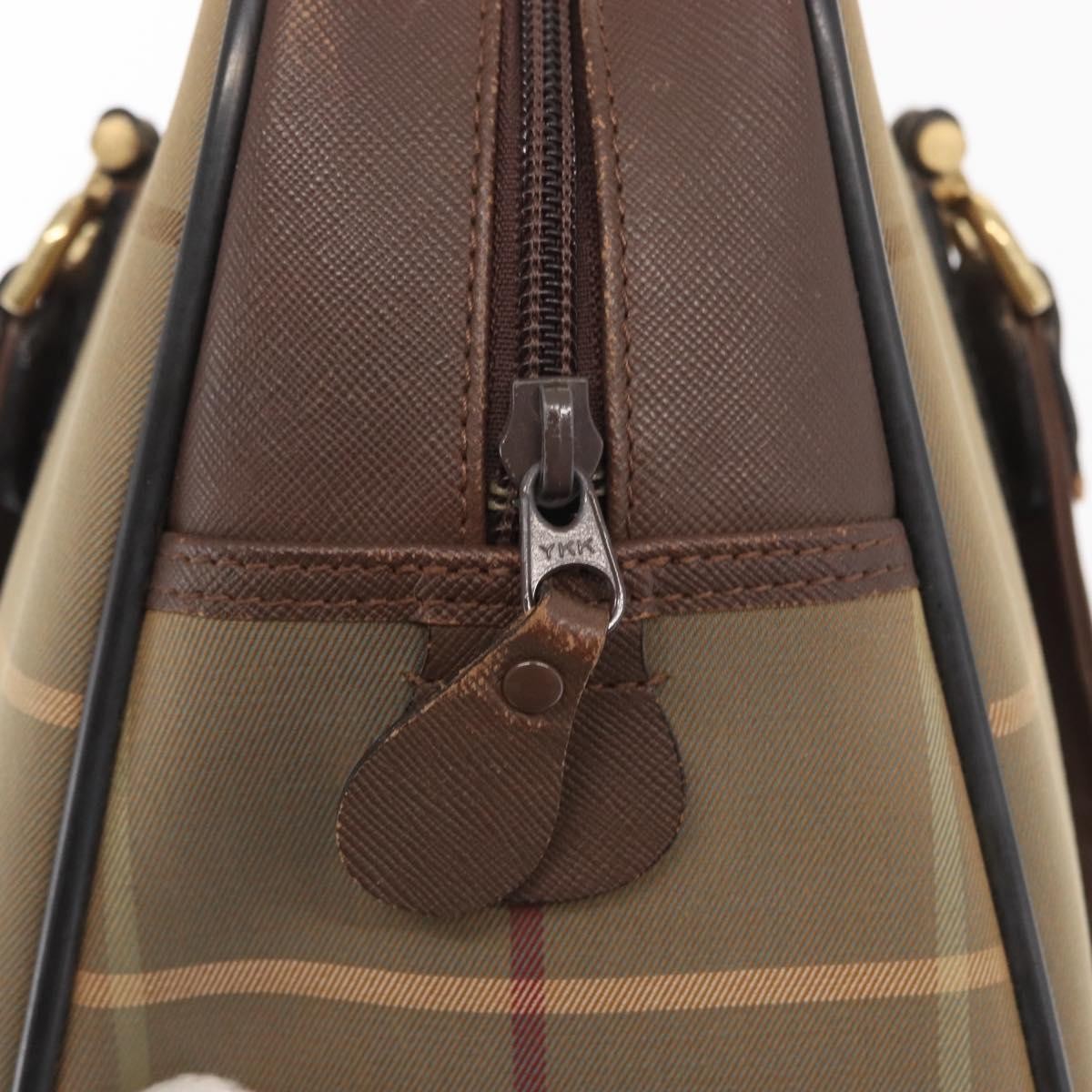 Burberry Nova Handbag Canvas Khaki Canvas Handbag