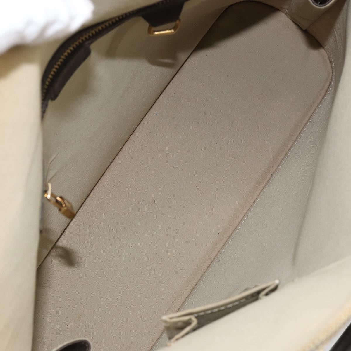Louis Vuitton Alma Handbag Mini Lin Monogram Khaki Canvas Handbag