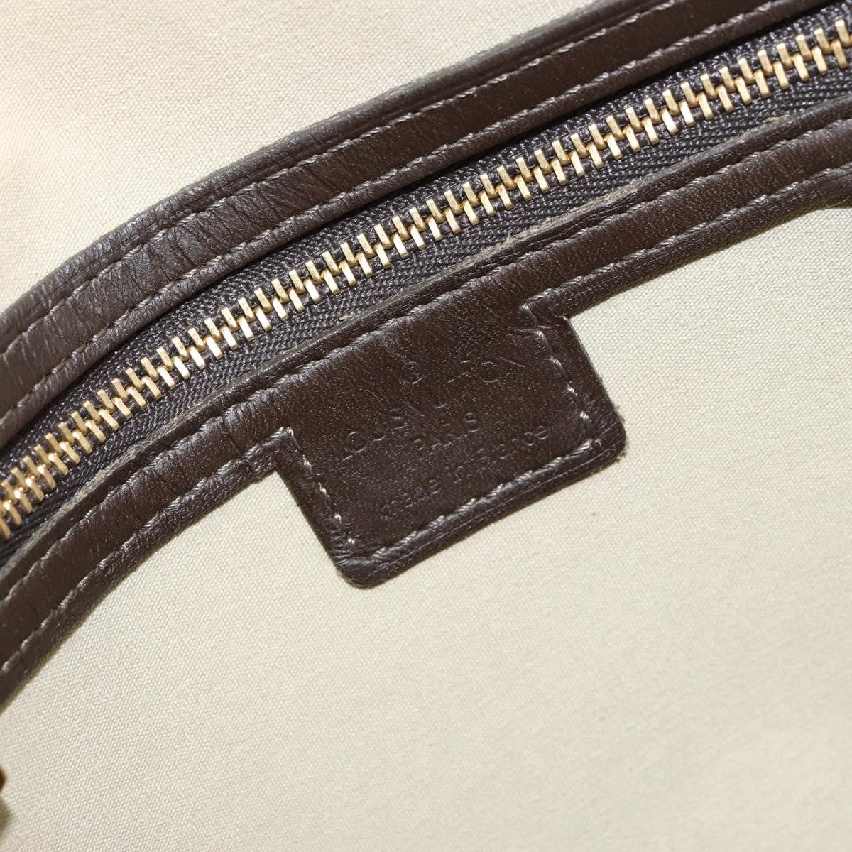 Louis Vuitton Alma Handbag Mini Lin Monogram Khaki Canvas Handbag