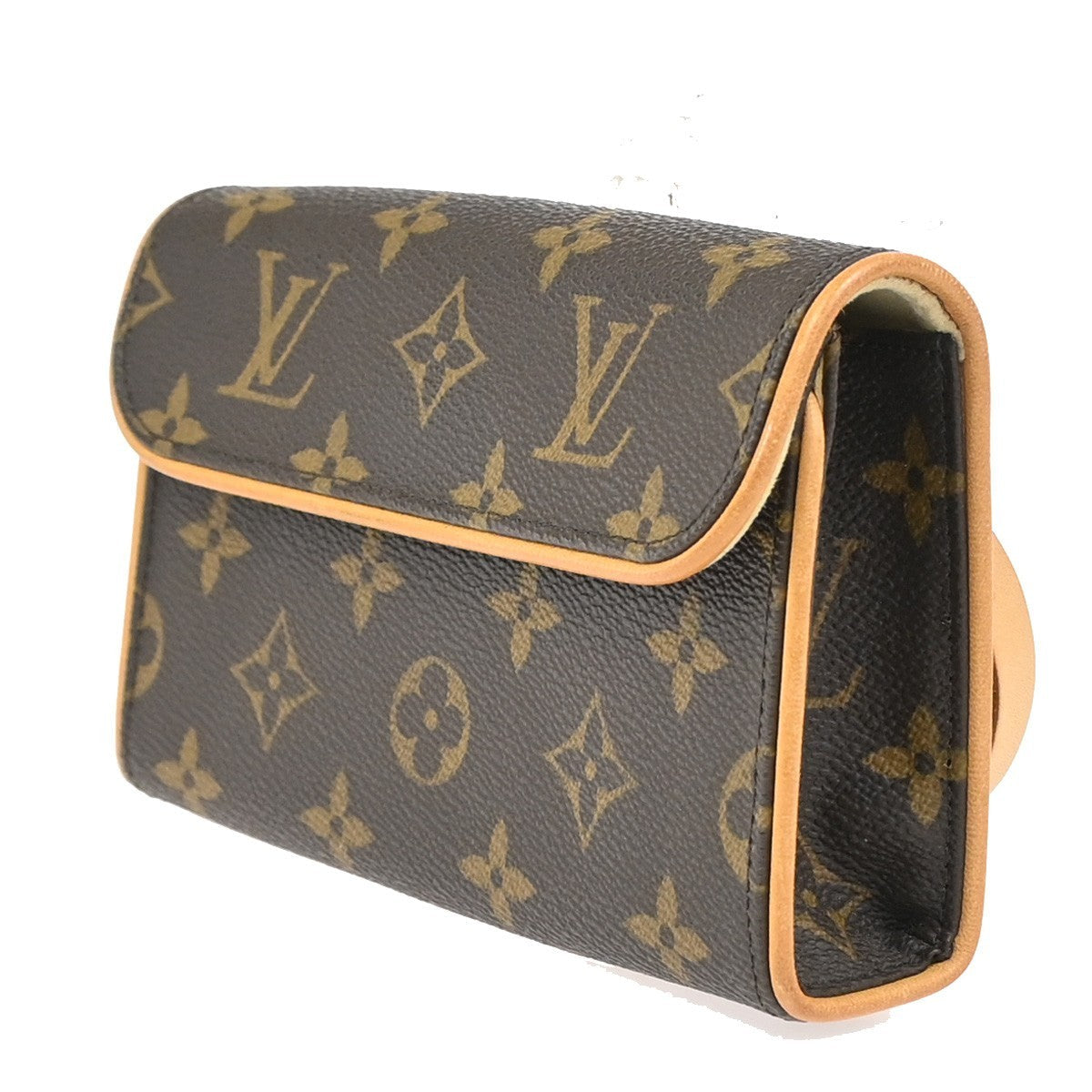 Louis Vuitton Florentine Waist Bag Monogram Canvas Brown Canvas Clutche & Pouche Bag
