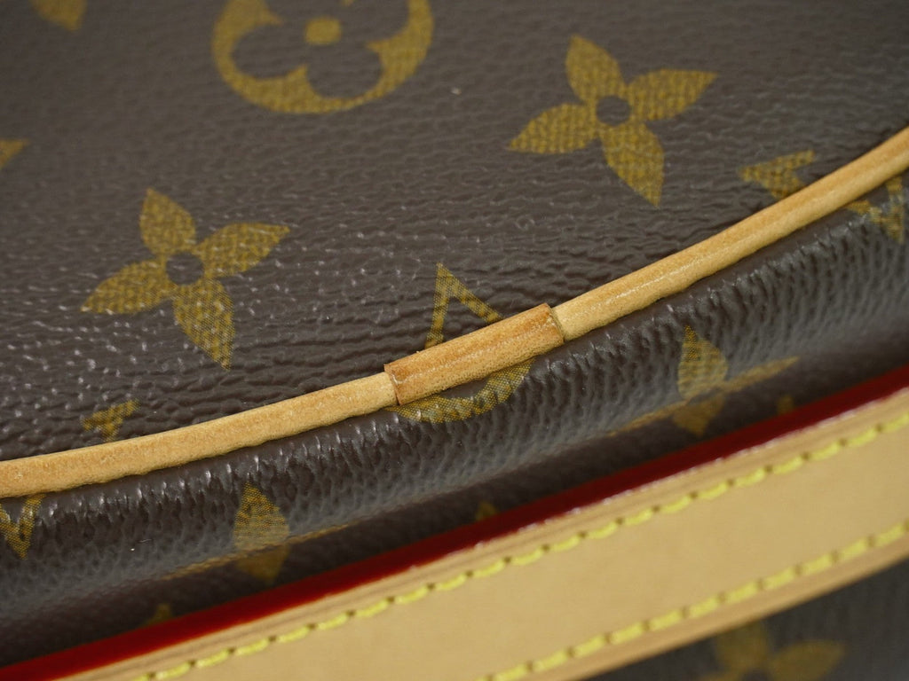 Louis Vuitton Croissant Handbag Monogram Canvas Brown Canvas Shoulder Bag