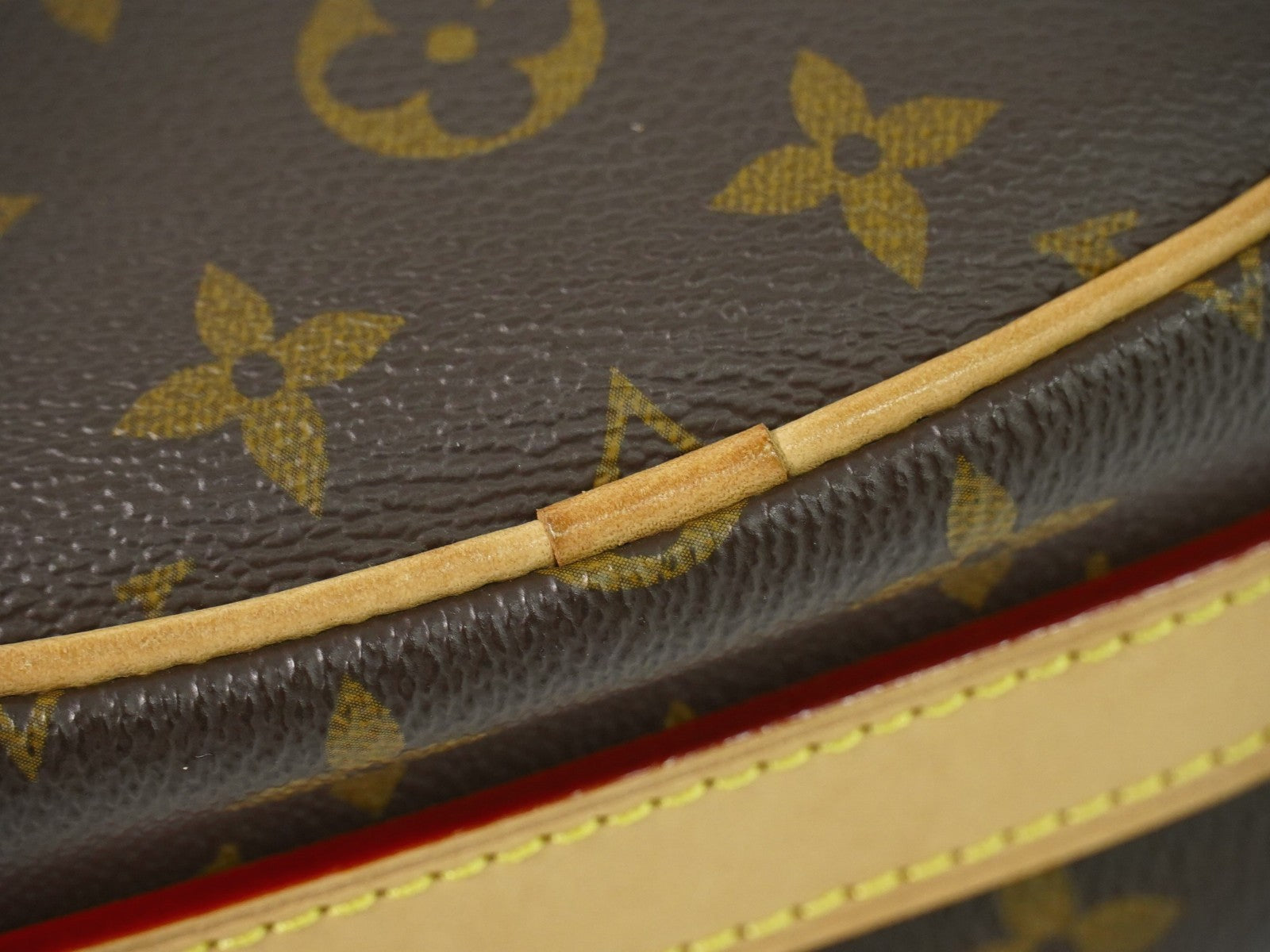 Louis Vuitton Croissant Handbag Monogram Canvas Brown Canvas Shoulder Bag
