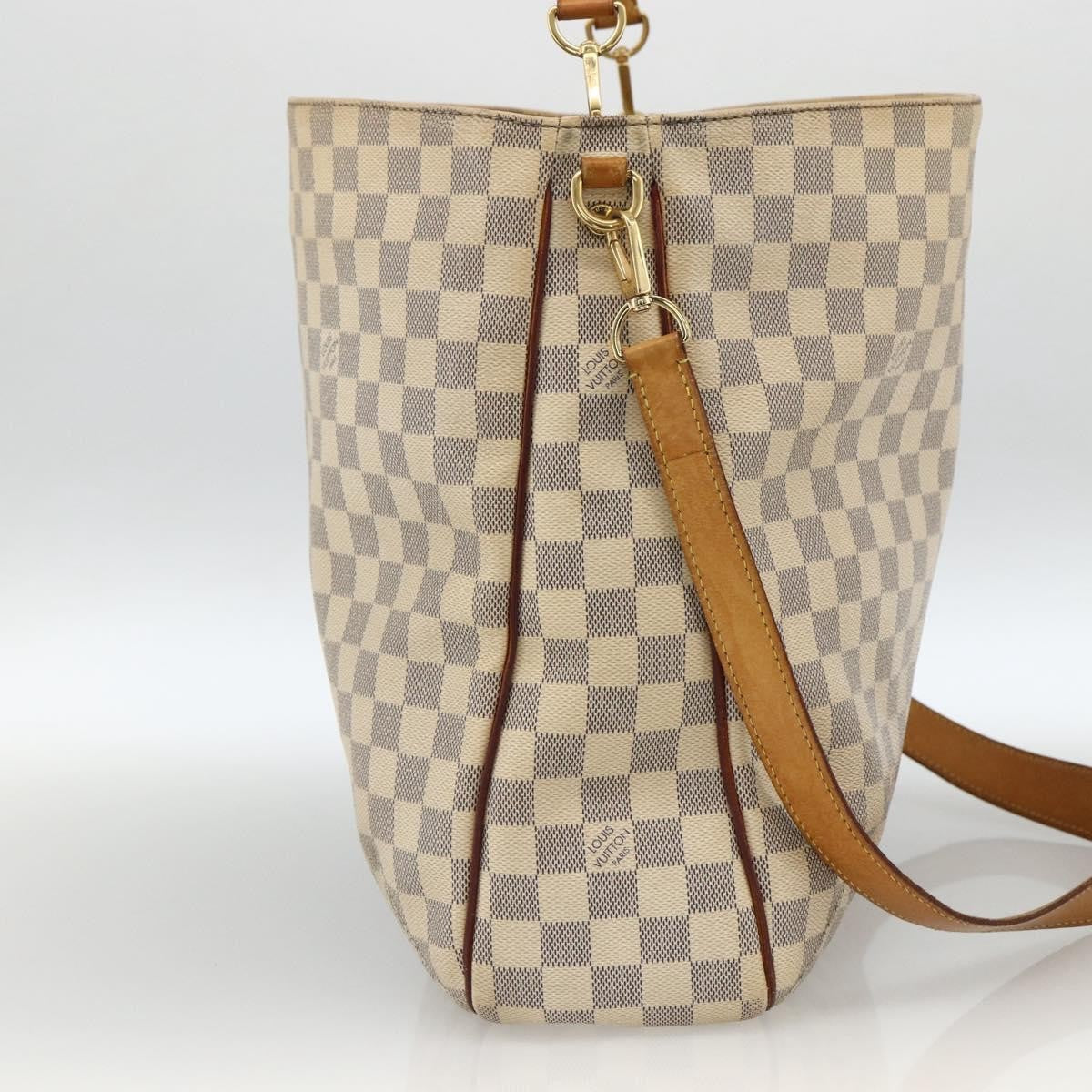 Louis Vuitton Soffi Handbag Damier Beige Canvas Handbag