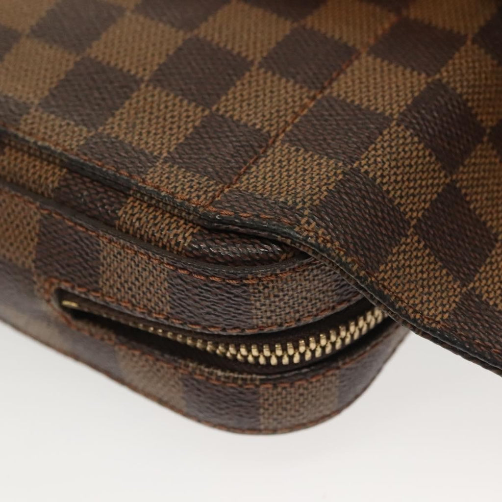 Louis Vuitton Geronimos Waist Bag Damier Brown Canvas Shoulder Bag
