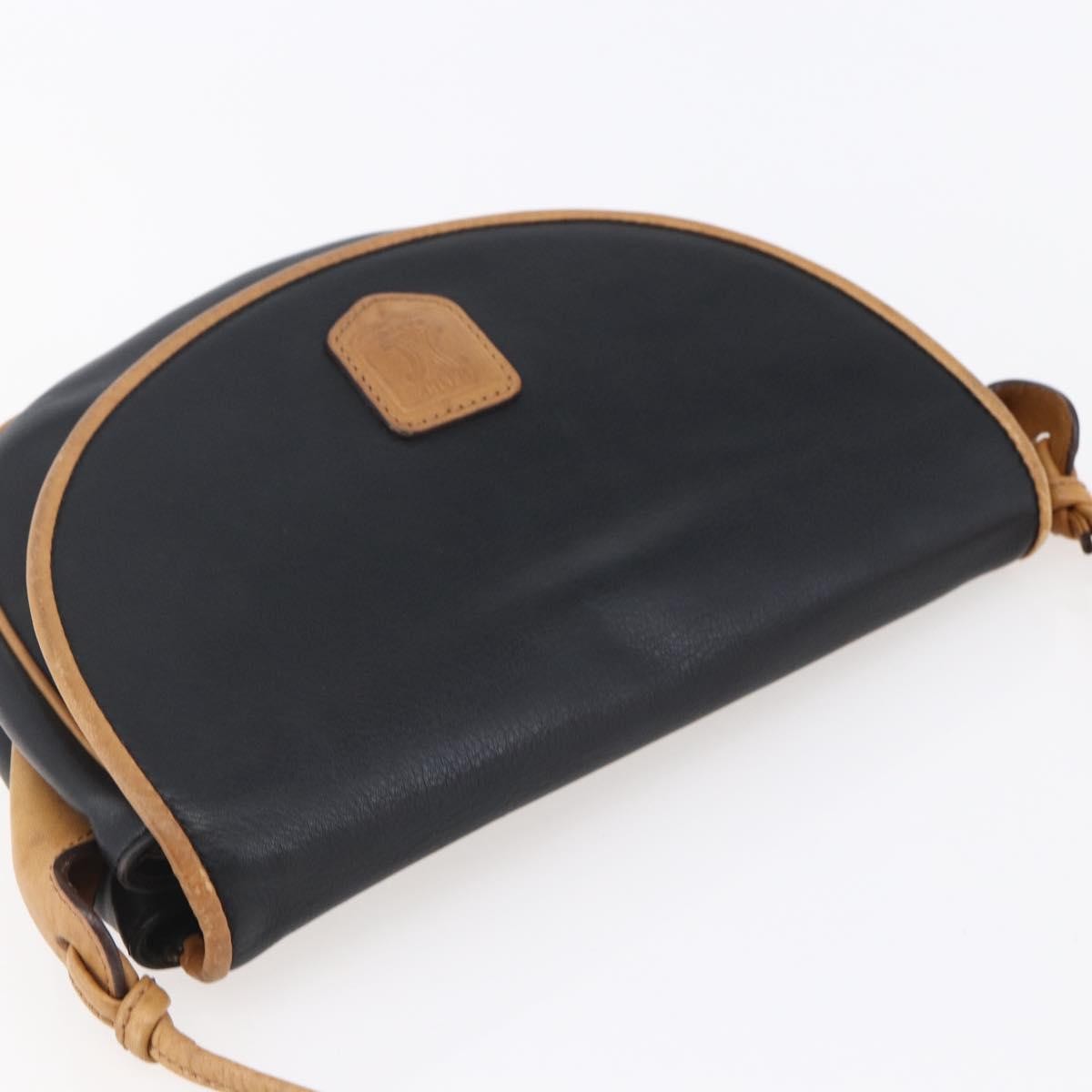 Celine Flap Shoulder Bag Leather Black Leather Shoulder Bag Bag
