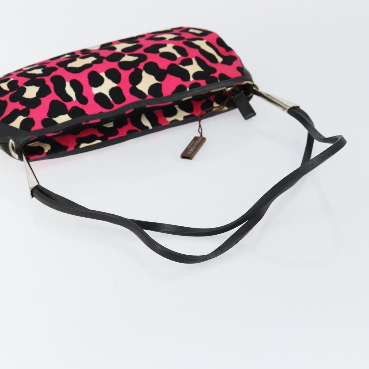 Bottega Veneta Vintage Shoulder Bag Canvas Pink Canvas Shoulder Bag Bag