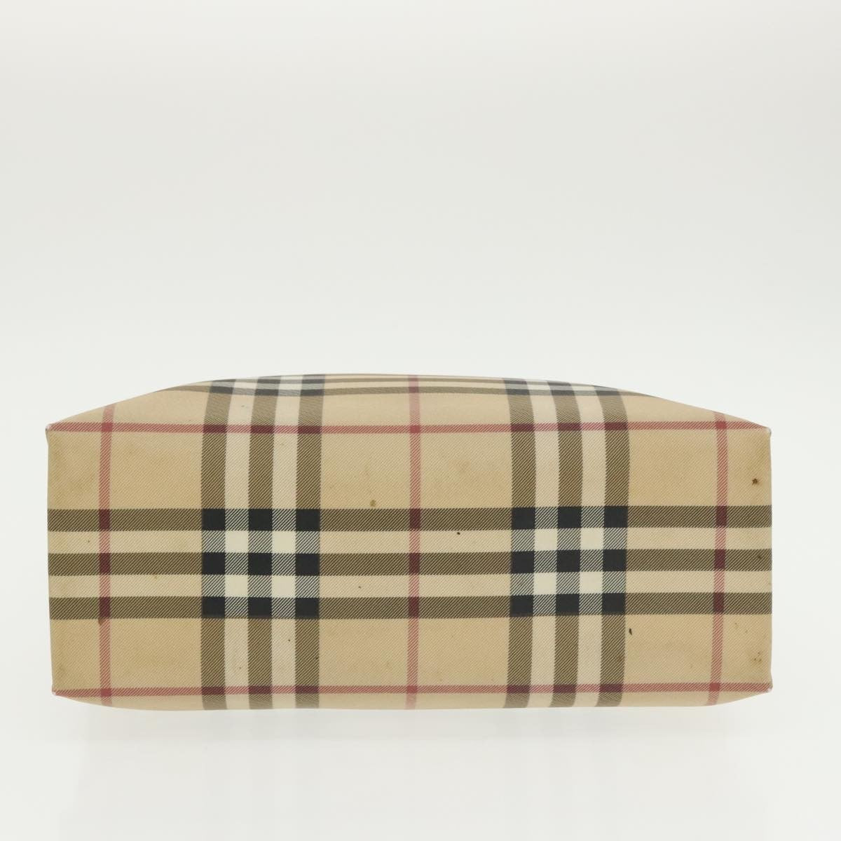 Burberry Nova Check Tote Canvas And Leather Beige Pvc Tote Bag