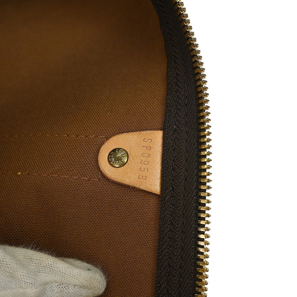 Louis Vuitton Keepall Bag Monogram Canvas Brown Canvas Travel Bag