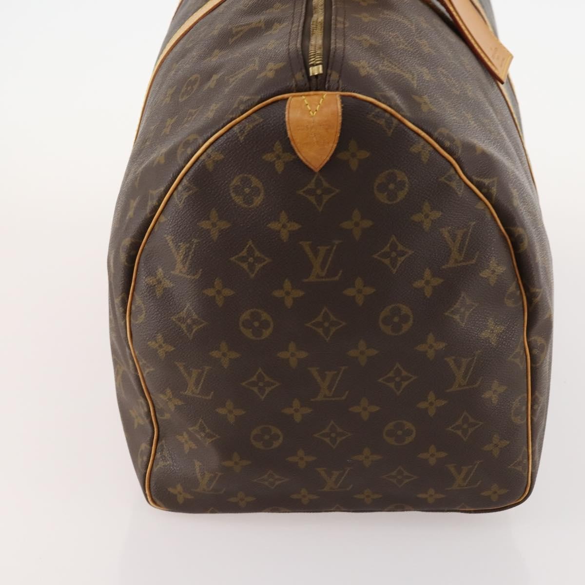 Louis Vuitton Keepall Bag Monogram Canvas Brown Canvas Travel Bag