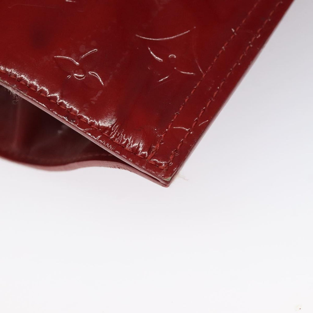 Louis Vuitton Stanton Handbag Monogram Vernis Red Patent_Leather Tote Bag