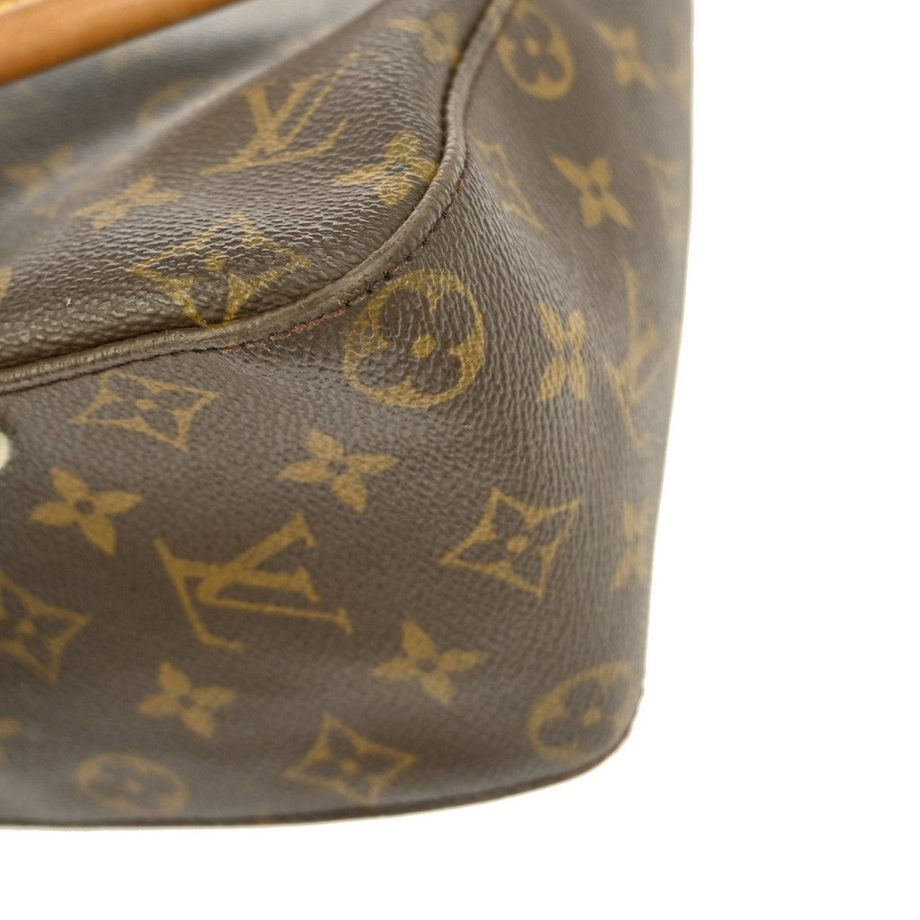 Louis Vuitton Monogram Looping Handbag Monogram Canvas Brown Canvas Shoulder Bag