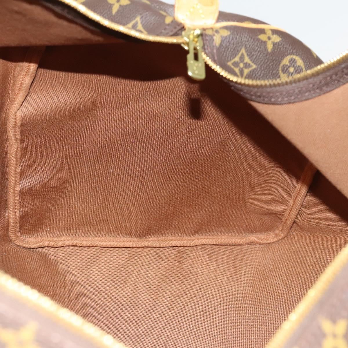 Louis Vuitton Keepall Bag Monogram Canvas Brown Canvas Travel Bag