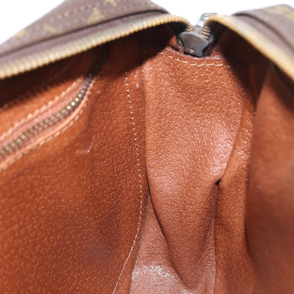 Louis Vuitton Jeune Fille Handbag Monogram Canvas Brown Canvas Shoulder Bag