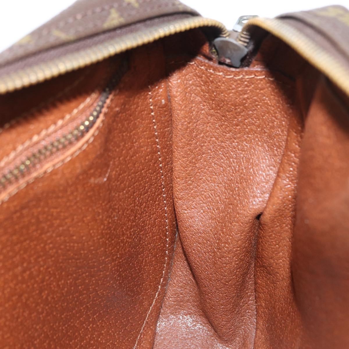Louis Vuitton Jeune Fille Handbag Monogram Canvas Brown Canvas Shoulder Bag