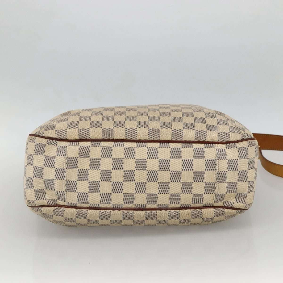 Louis Vuitton Soffi Handbag Damier Beige Canvas Handbag