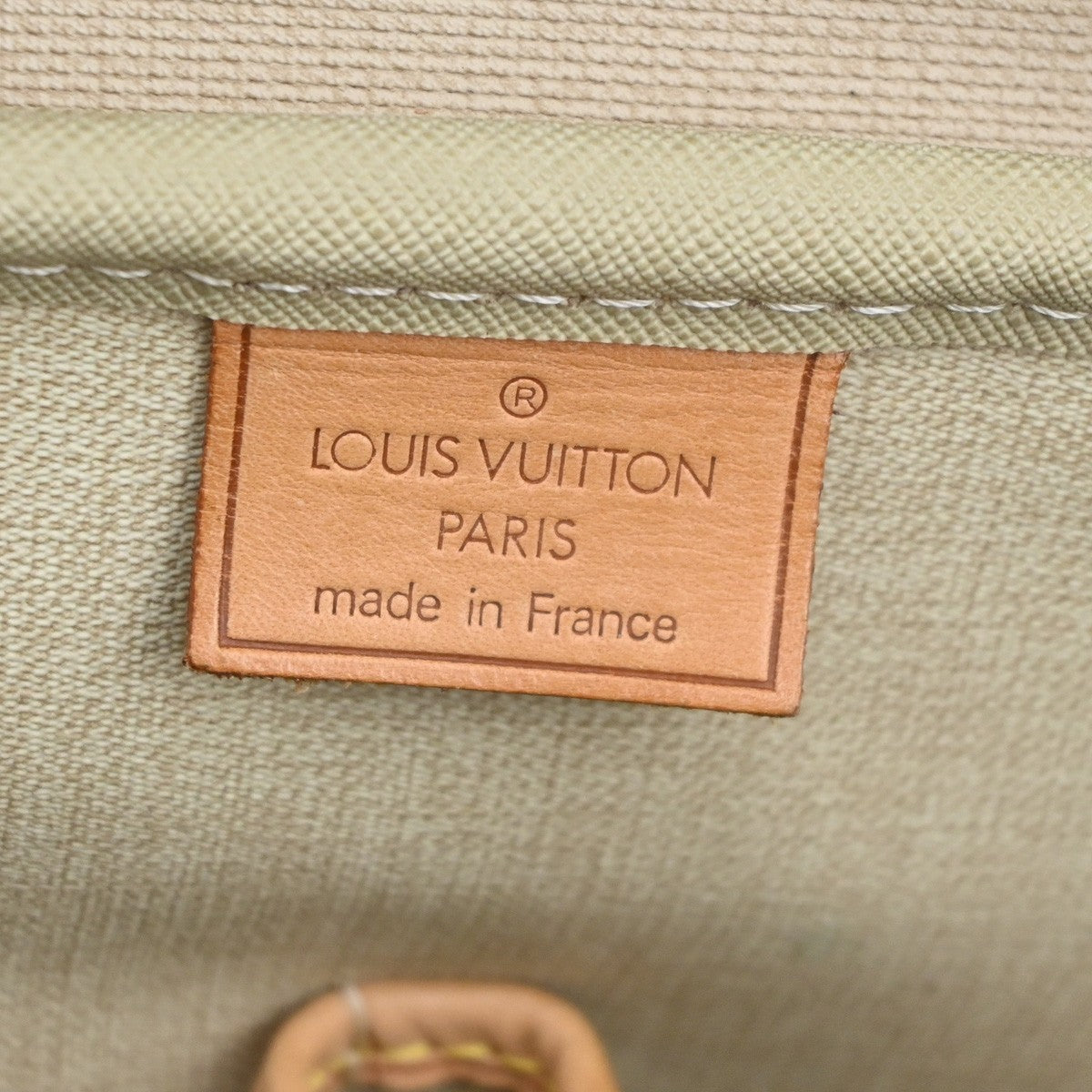 Louis Vuitton Deauville Handbag Monogram Canvas Brown Canvas Handbag