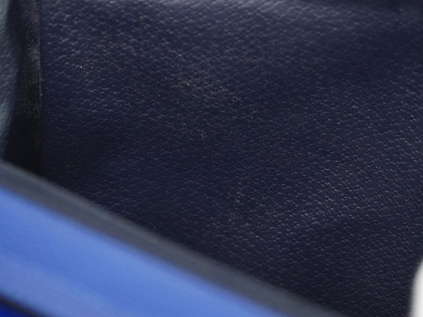 Celine Circle Logo Shoulder Bag Leather Blue Leather Shoulder Bag Bag