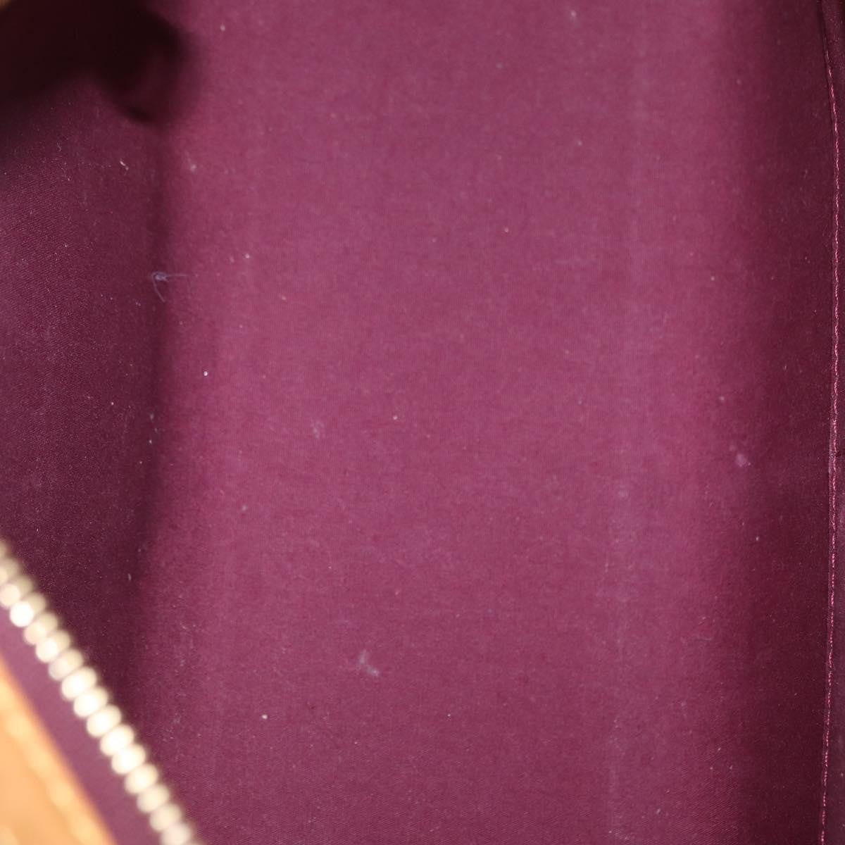 Louis Vuitton Brea Handbag Monogram Vernis Burgundy Patent_Leather Handbag