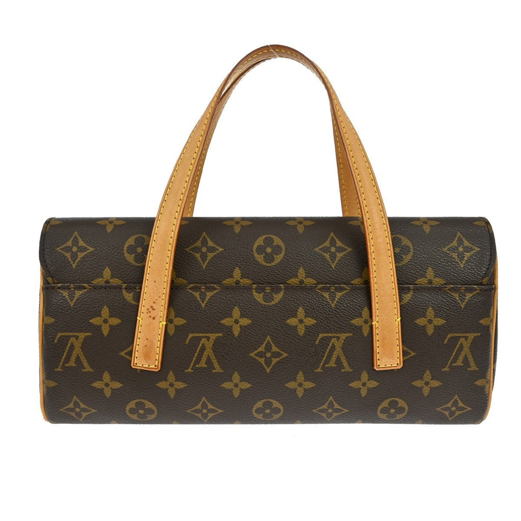 Louis Vuitton Sonatine Handbag Monogram Canvas Brown Canvas Handbag