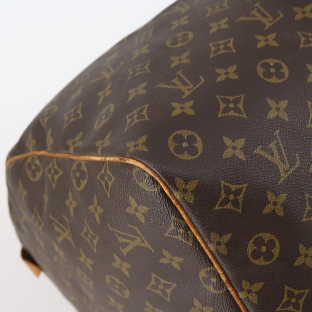 Louis Vuitton Keepall Bag Monogram Canvas Brown Canvas Travel Bag