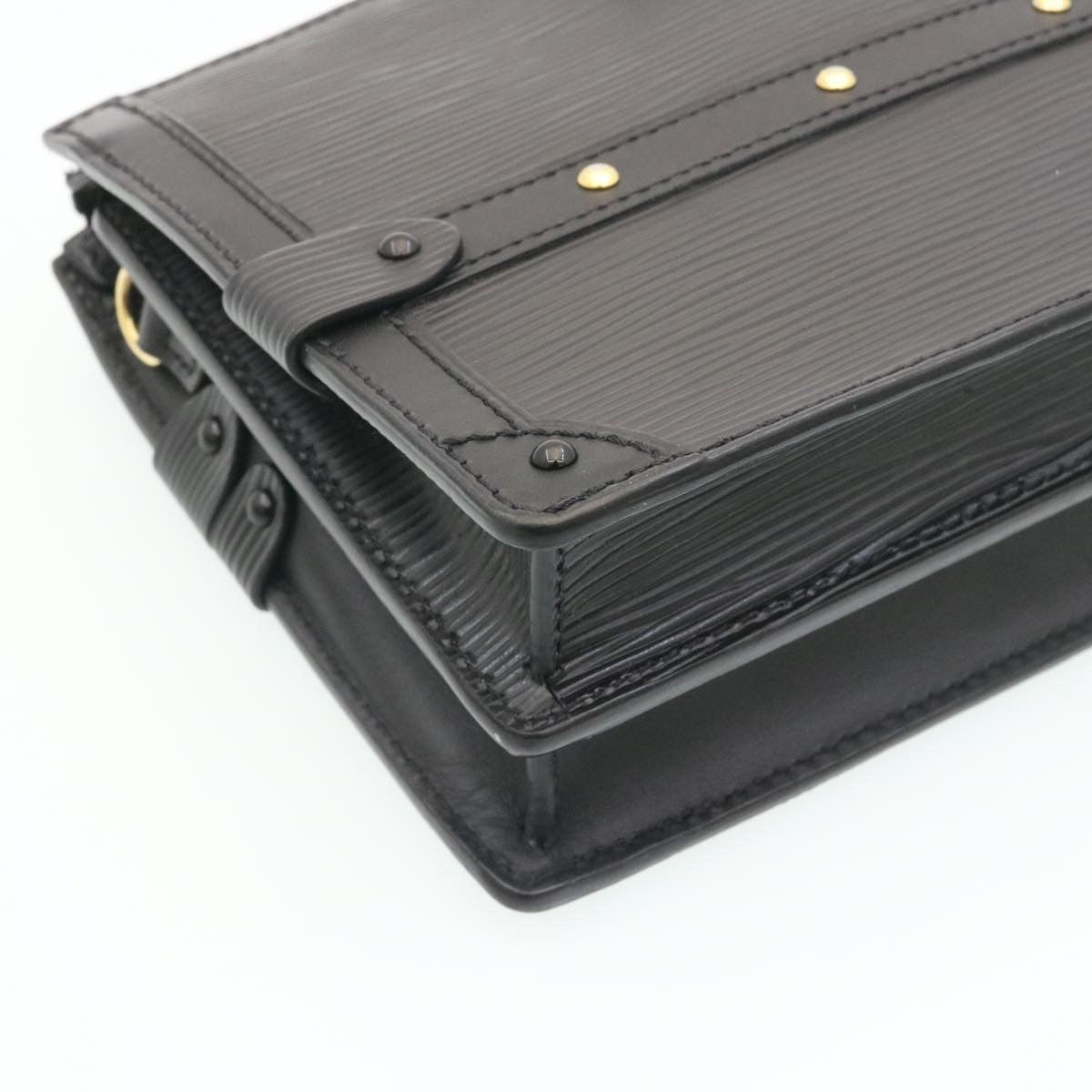 Louis Vuitton Trunk Clutch Epi Leather Black Leather Clutche & Pouche Bag