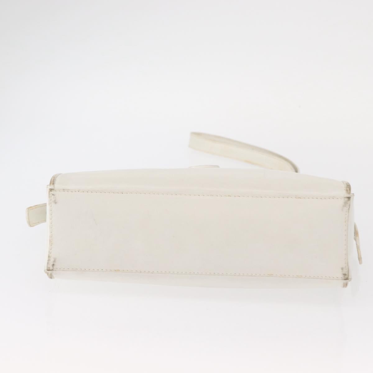 Celine Vintage Shoulder Bag Leather White Leather Shoulder Bag Bag