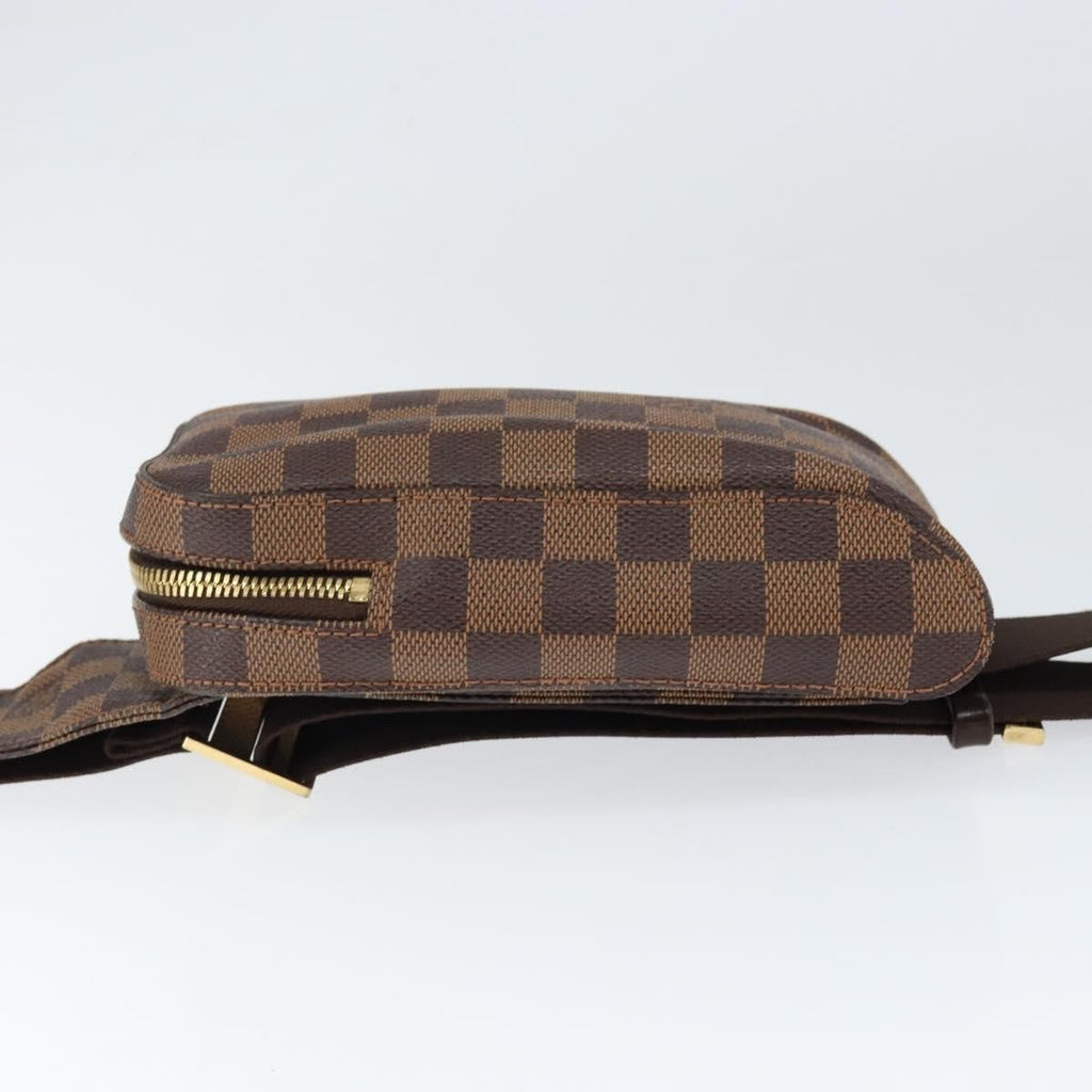 Louis Vuitton Geronimos Waist Bag Damier Brown Canvas Clutche & Pouche Bag
