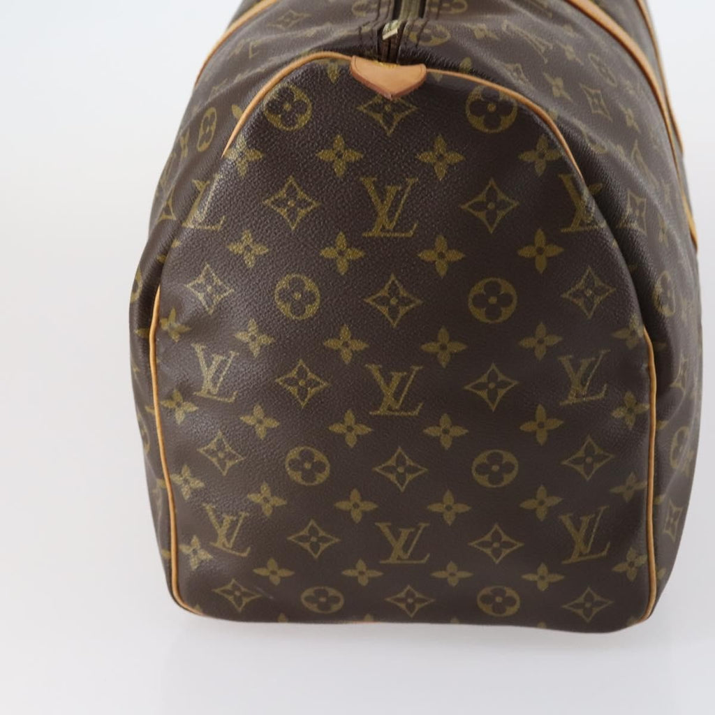 Louis Vuitton Keepall Bag Monogram Canvas Brown Canvas Bag