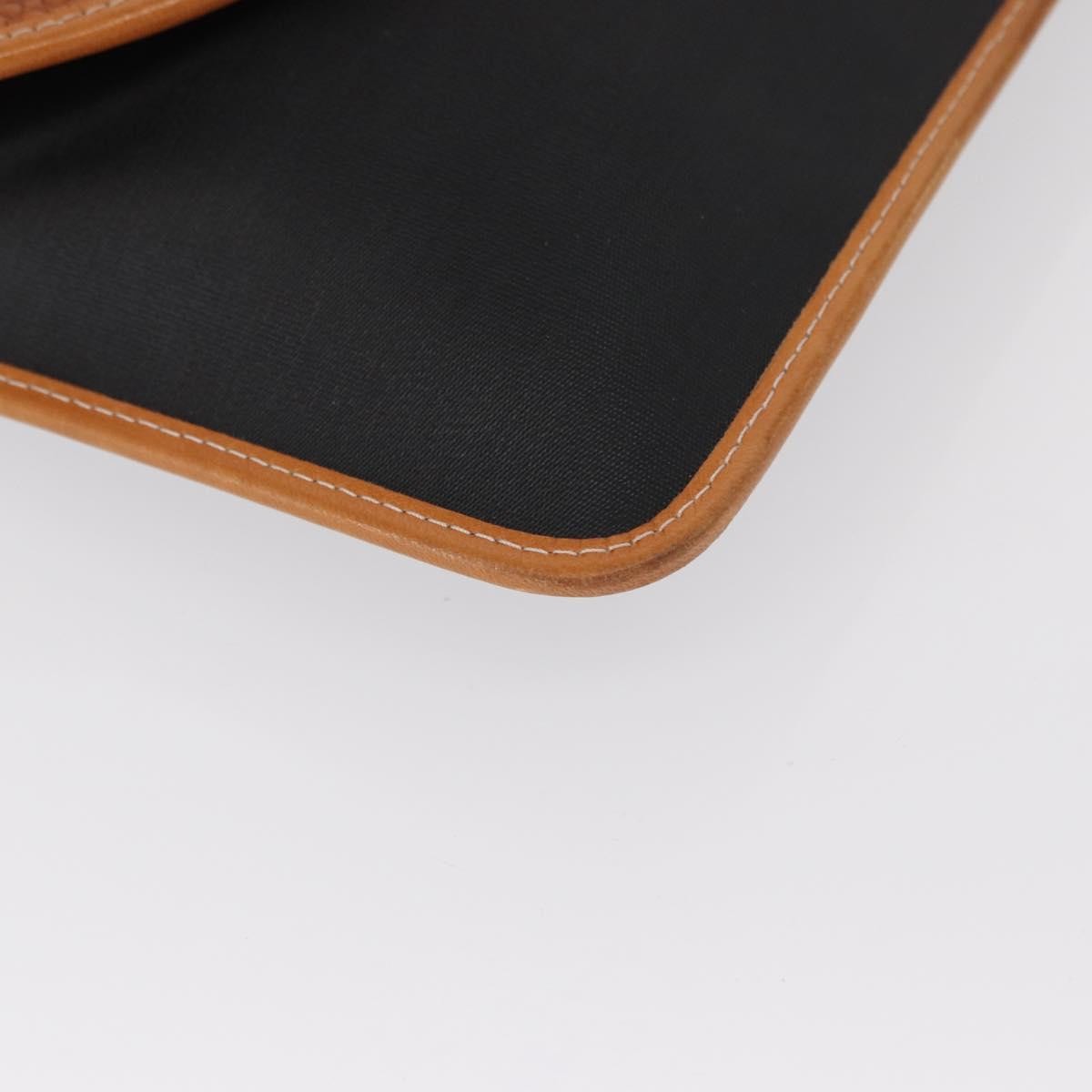 Christian Dior Clutch Bag Leather Black Leather Clutche & Pouche Bag (Pre-Owned)
