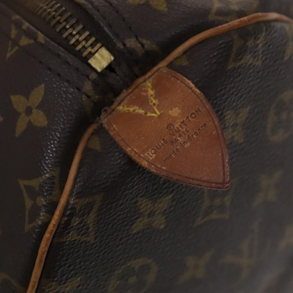 Louis Vuitton Keepall Bag Monogram Canvas Brown Canvas Travel Bag