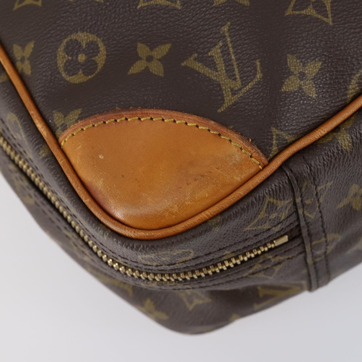 Louis Vuitton Sirius Handbag Monogram Canvas Brown Canvas Travel Bag