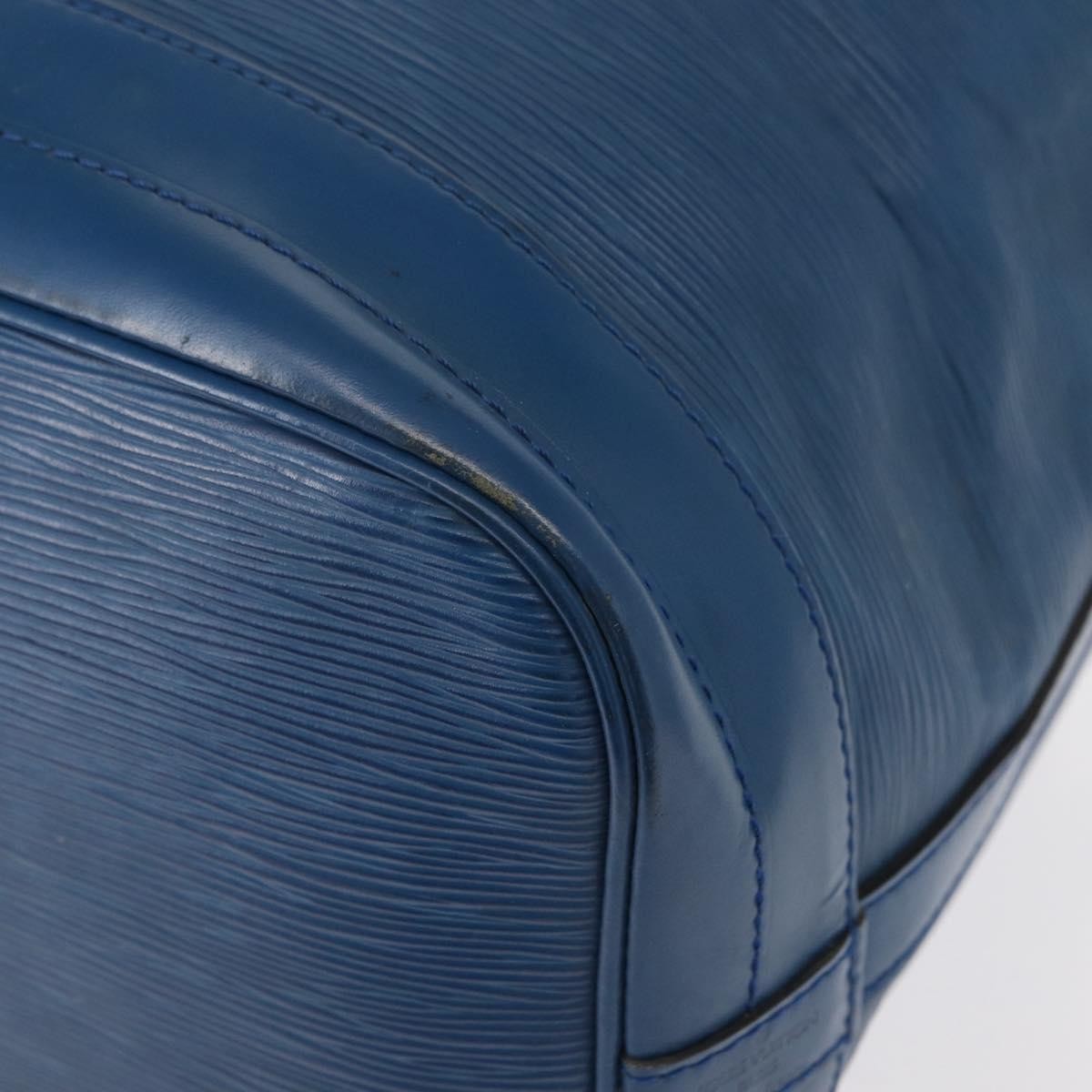 Louis Vuitton Noe Handbag Epi Leather Blue Leather Shoulder Bag