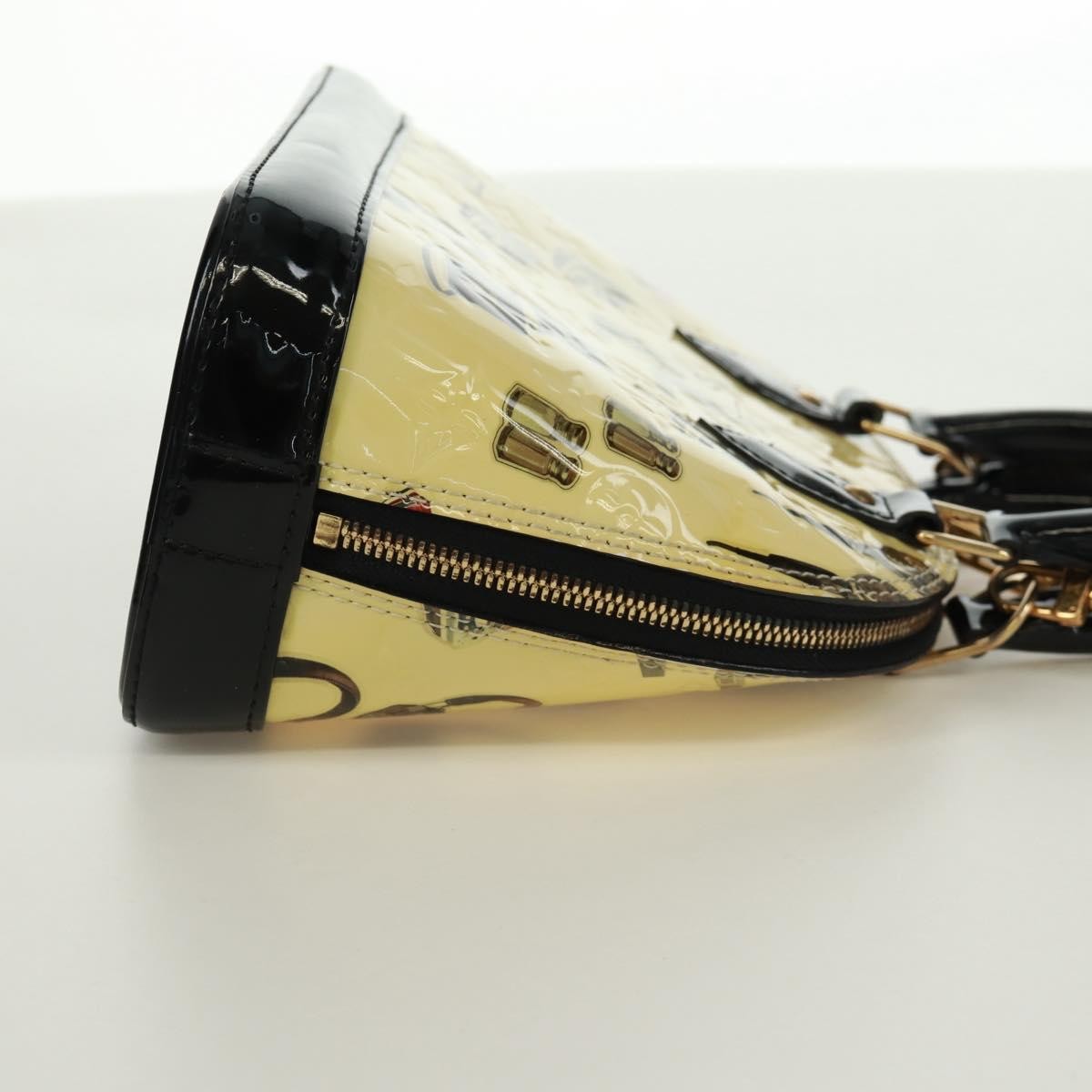 Louis Vuitton Alma Handbag Limited Edition Stickers Monogram Vernis Multicolour Patent_Leather Handbag
