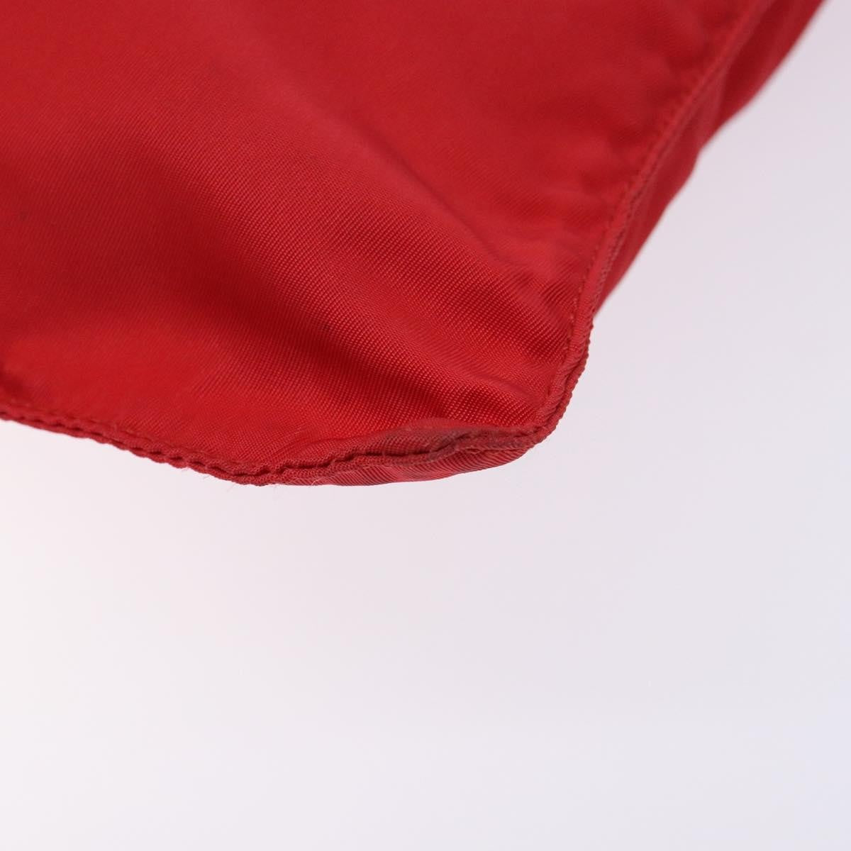 Prada Flat Messenger Bag Tessuto Red Nylon Bag